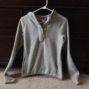 North Face pull over hoodie
